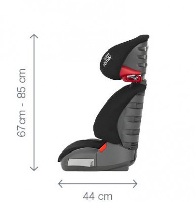 długość i wysokość fotelika