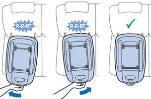 Ustawienie położenia fotelika
