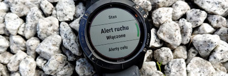 Jak zmienić tekst w funkcji Alert Ruchu na zegarku Garmin?