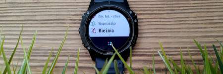 Trening na bieżni z zegarkiem Garmin