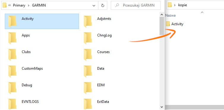 Tworzenie kopii zapasowej folderu