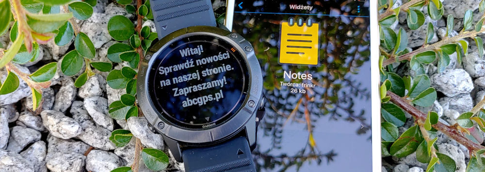 Jak stworzyć notatkę w zegarkach Garmin?