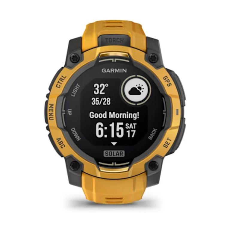 Garmin Instinct 3 Solar 45mm Sunburst/Grey [010-02934-02]