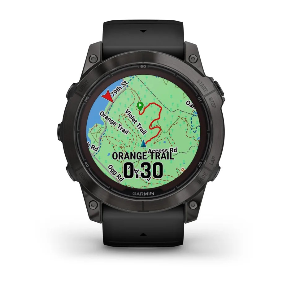 Garmin Fenix 7X Pro Sapphire Solar Titanium DLC czarny [010-02778-11]