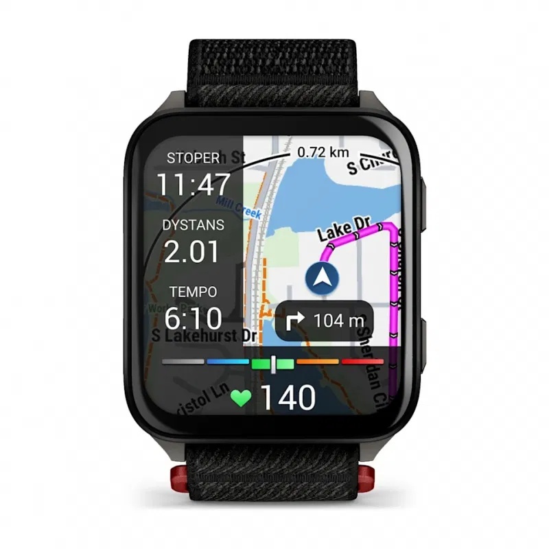Garmin Venu X1 Black tytanowy z paskiem ComfortFit Black [010-02980-02]
