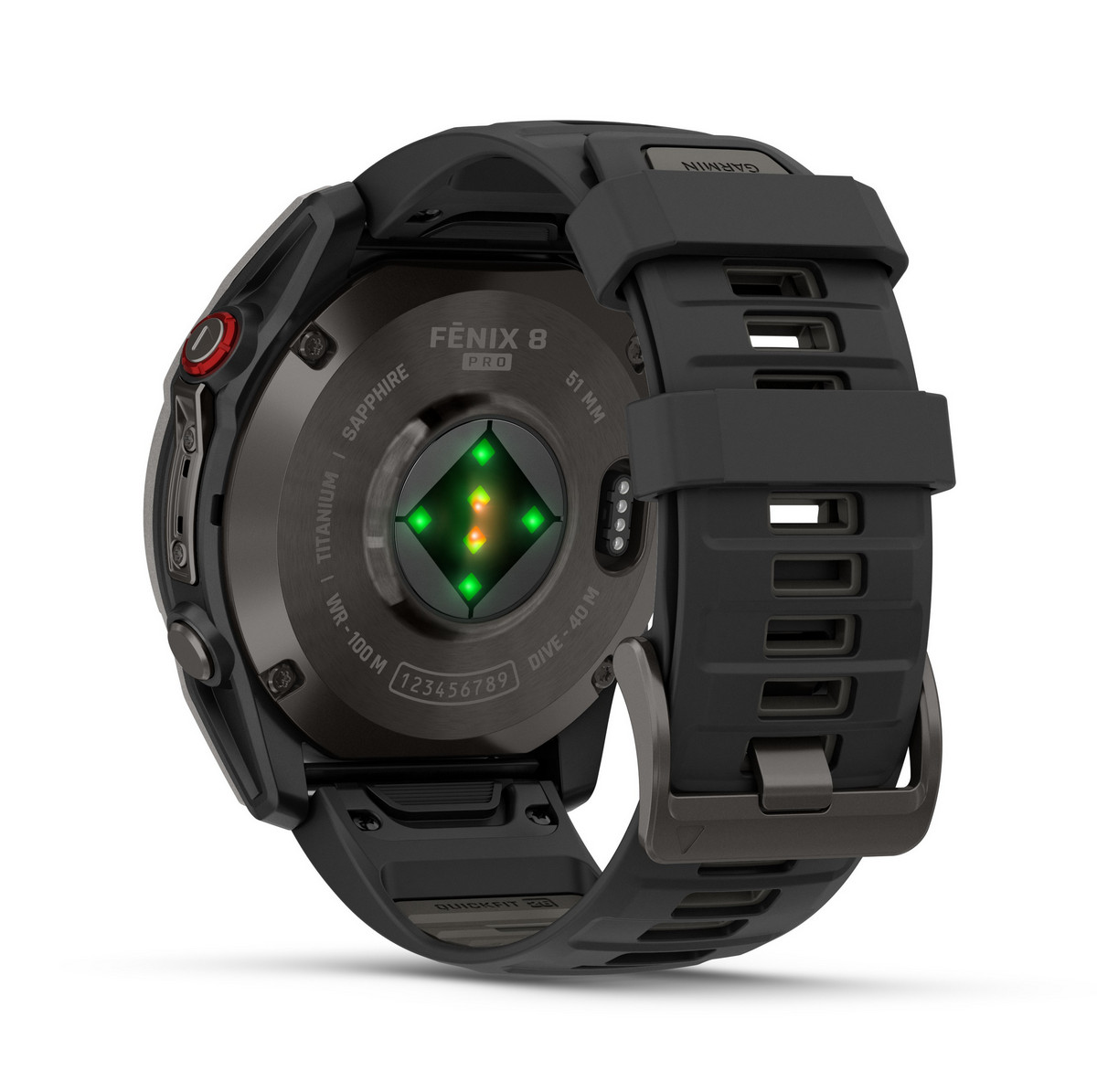 Garmin Fenix 8 Pro AMOLED 51 mm Sapphire Carbon Grey DLC Titanium Black [010-03199-01]