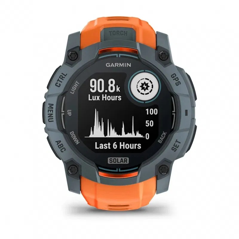 Garmin Instinct 3 Solar 50mm Pomarańczowy [010-02935-01] 