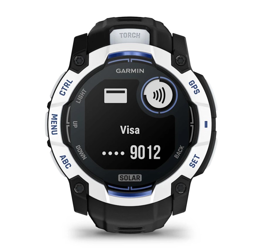 Garmin Instinct 3 Solar 50 mm Whitestone Bolt Blue [010-02935-03]