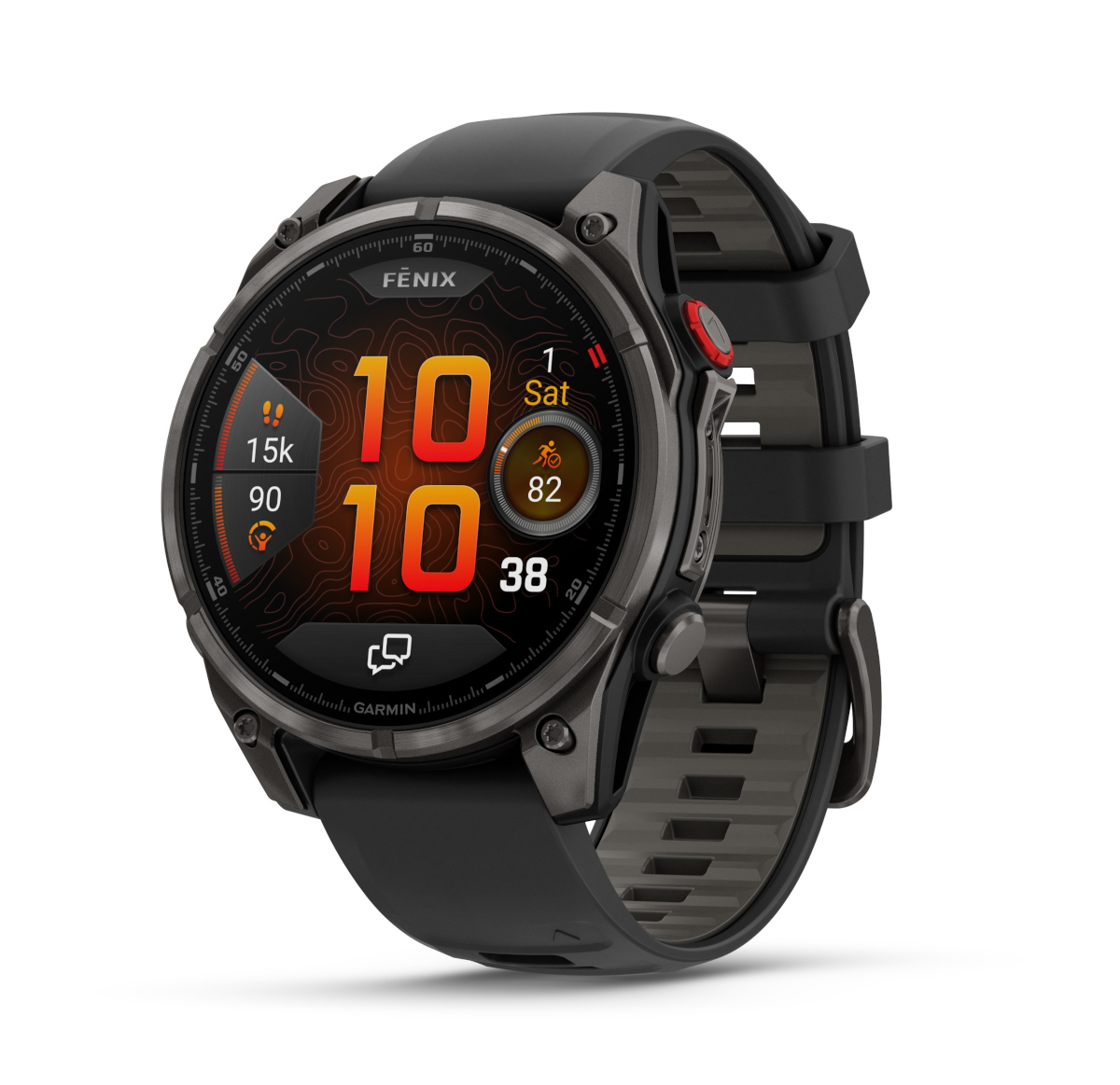 Garmin Fenix 8 Pro AMOLED 47 mm Sapphire Black/Pebble Grey [010-03198-01]