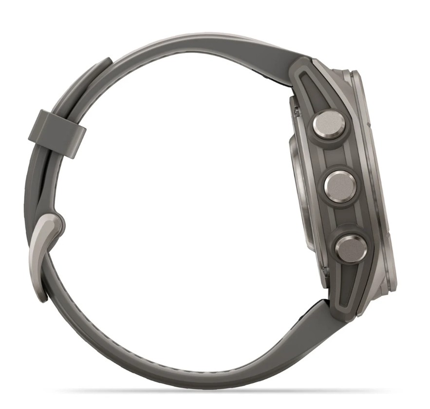 Garmin Fenix 9 43 mm AMOLED Sapphire Bare Titanium Pebble Gray [010-04761-11]