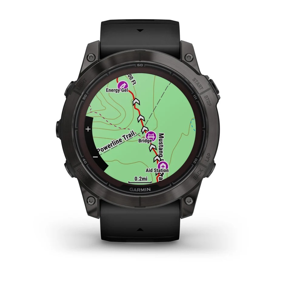 Garmin Fenix 7X Pro Sapphire Solar Titanium DLC czarny [010-02778-11]
