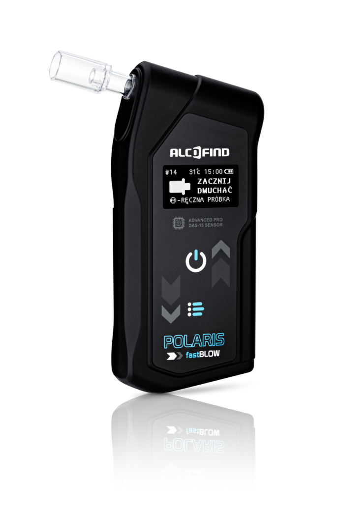 Alkomat AlcoFind Polaris FastBlow + przesiewowy
