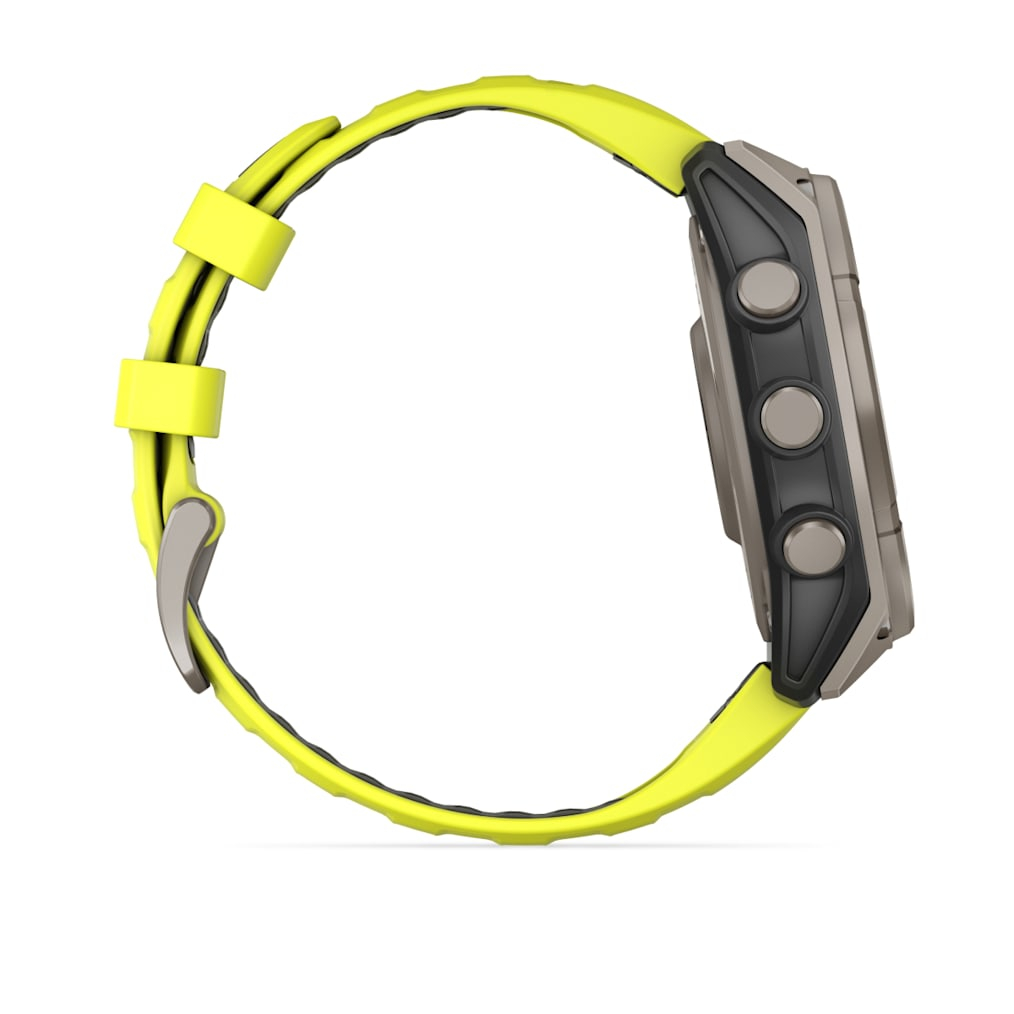 Garmin Fenix 8 47mm Solar Sapphire Titan Yellow [010-02906-21]