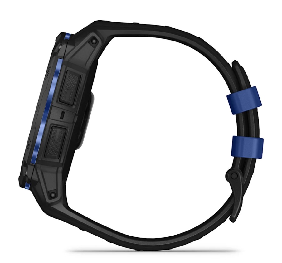 Garmin Instinct 3 Amoled 50mm Black/Bolt Blue [010-03020-03]