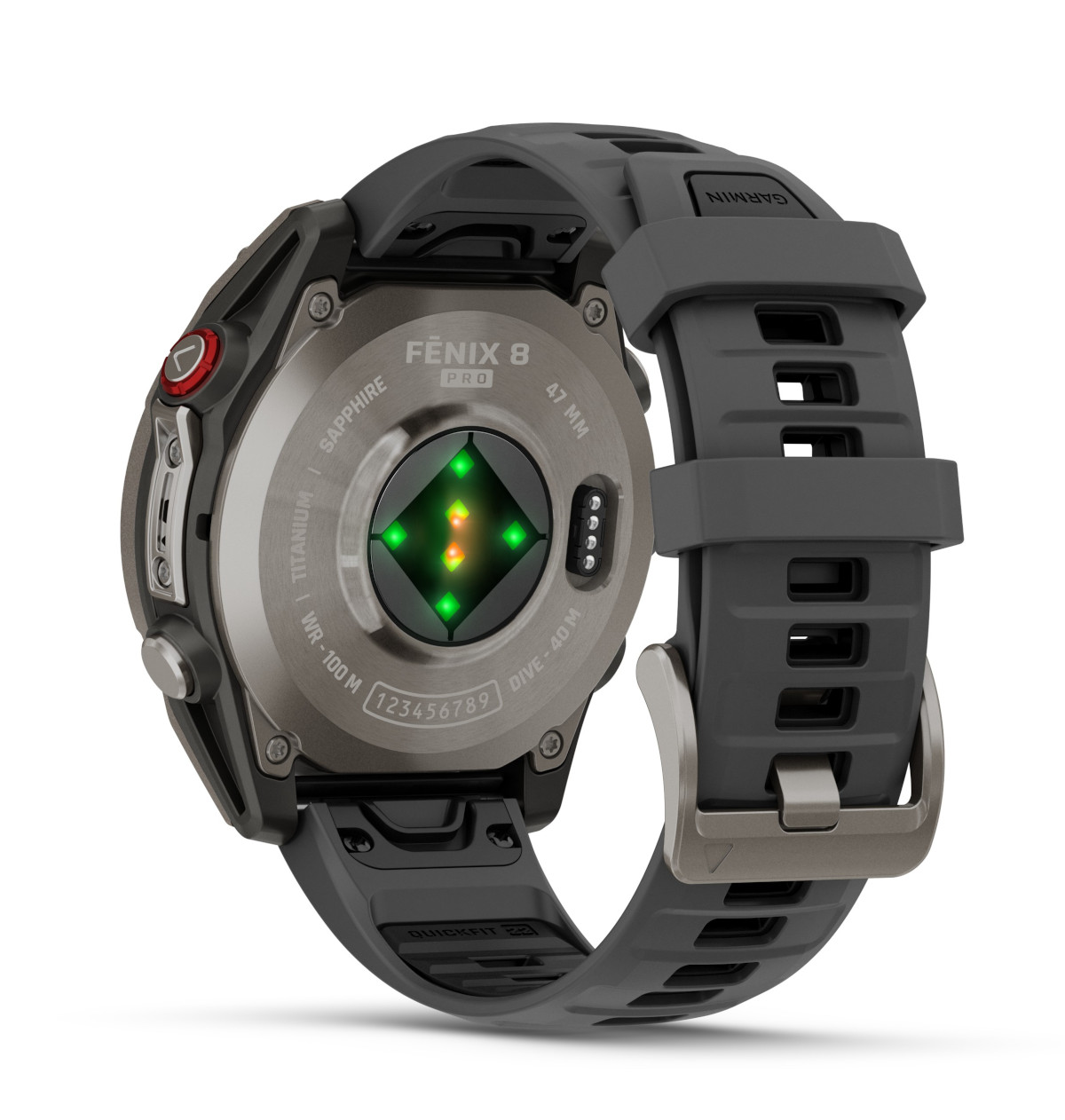 Garmin Fenix 8 Pro AMOLED 47 mm Sapphire Tytanowy Graphite/Black [010-03198-11]