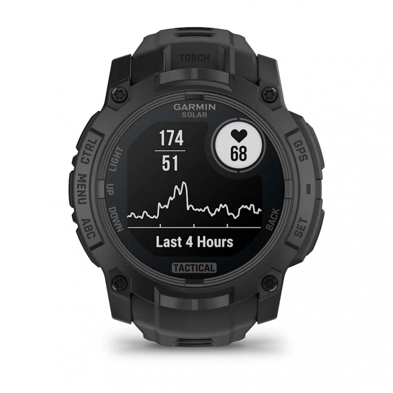 Garmin Instinct 3 Solar Tactical Edition 50mm Czarny [010-02935-50]