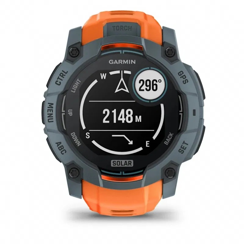Garmin Instinct 3 Solar 50mm Pomarańczowy [010-02935-01] 
