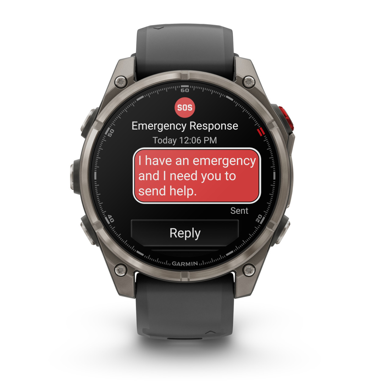 Garmin Fenix 8 Pro AMOLED 47 mm Sapphire Tytanowy Graphite/Black [010-03198-11]