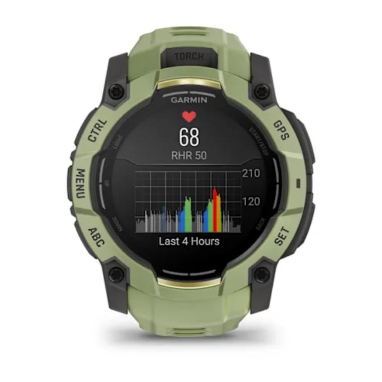 Garmin Instinct 3 Amoled 50mm Fern Green [010-03020-02]