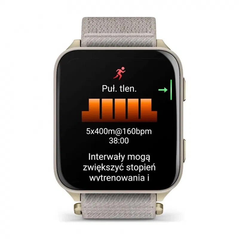 Garmin Venu X1 Soft Gold tytanowy z paskiem French Gray [010-02980-09]