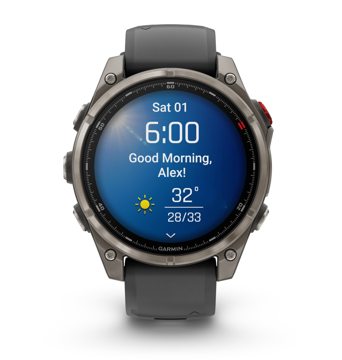 Garmin Fenix 8 Pro AMOLED 47 mm Sapphire Tytanowy Graphite/Black [010-03198-11]