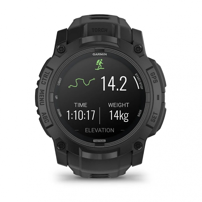 Garmin Instinct 3 Amoled Tactical Edition 50mm Czarny [010-03020-50]