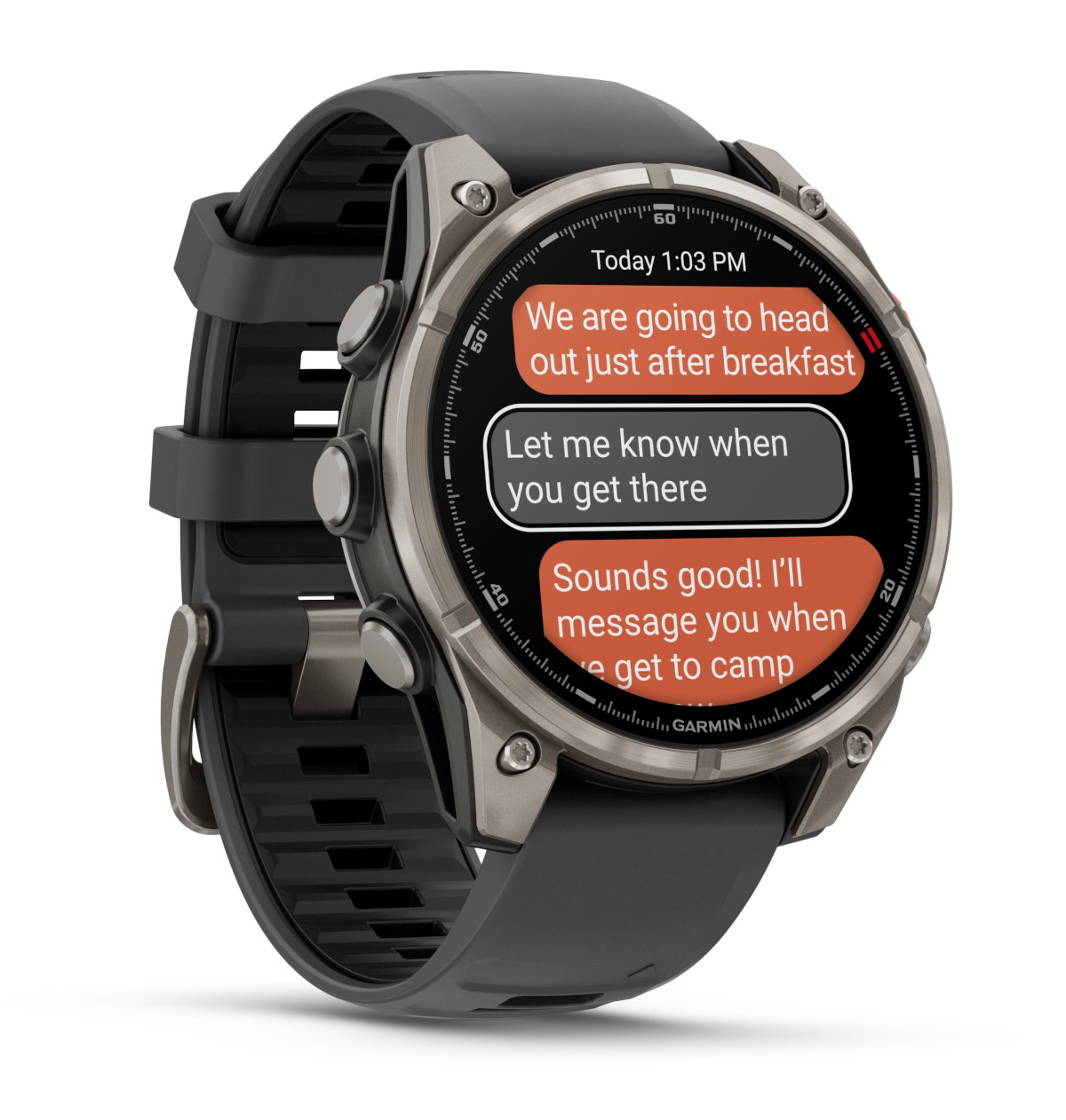 Garmin Fenix 8 Pro AMOLED 47 mm Sapphire Tytanowy Graphite/Black [010-03198-11]