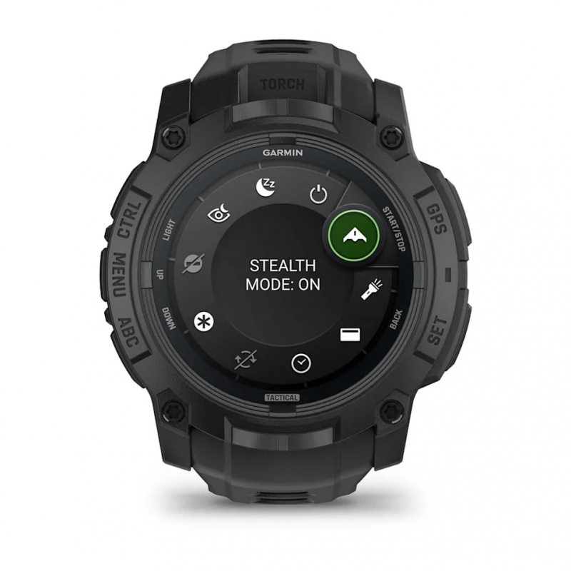 Garmin Instinct 3 Amoled Tactical Edition 50mm Czarny [010-03020-50]