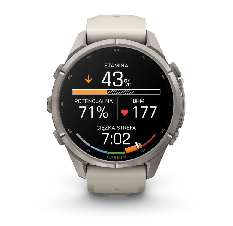 Garmin Fenix 9 Pro 43 mm AMOLED Sapphire Titanium Fog Grey [010-04335-86]