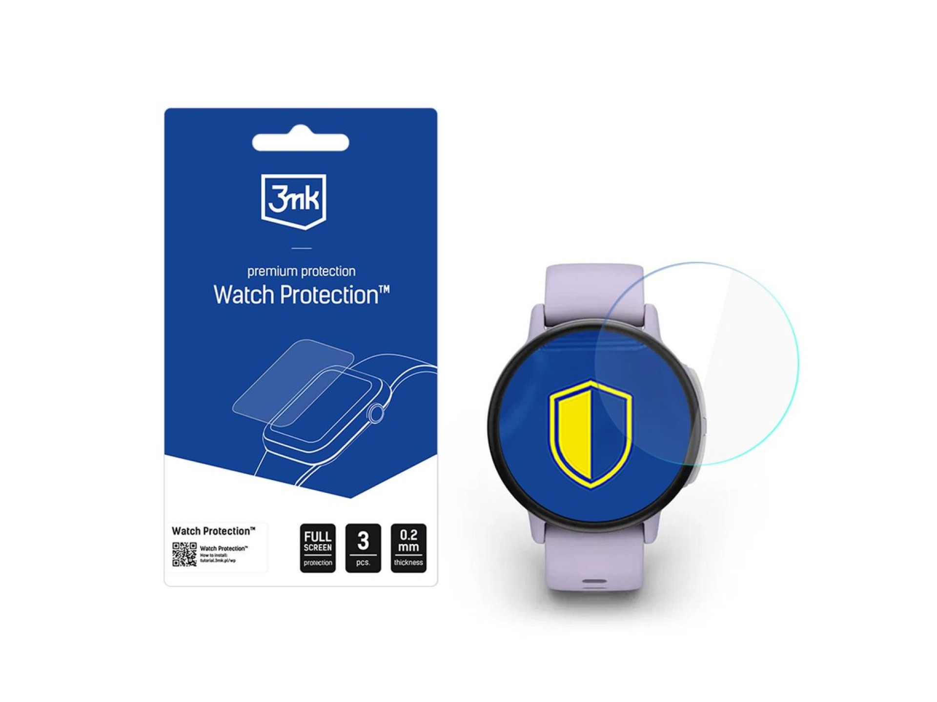 3mk Watch Protection FlexibleGlass do zegarków (zestaw 3szt)
