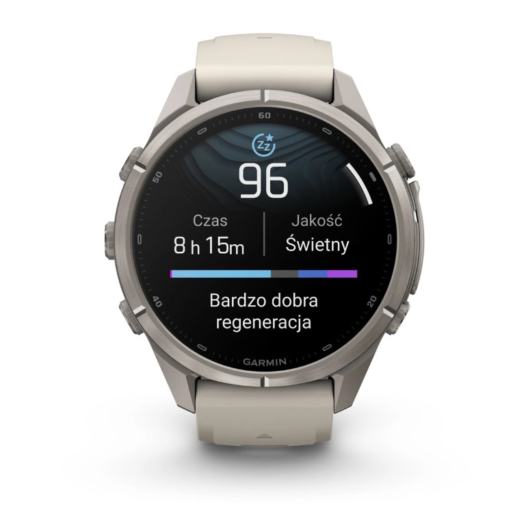 Garmin Fenix 9 Pro 43 mm AMOLED Sapphire Titanium Fog Grey [010-04335-86]