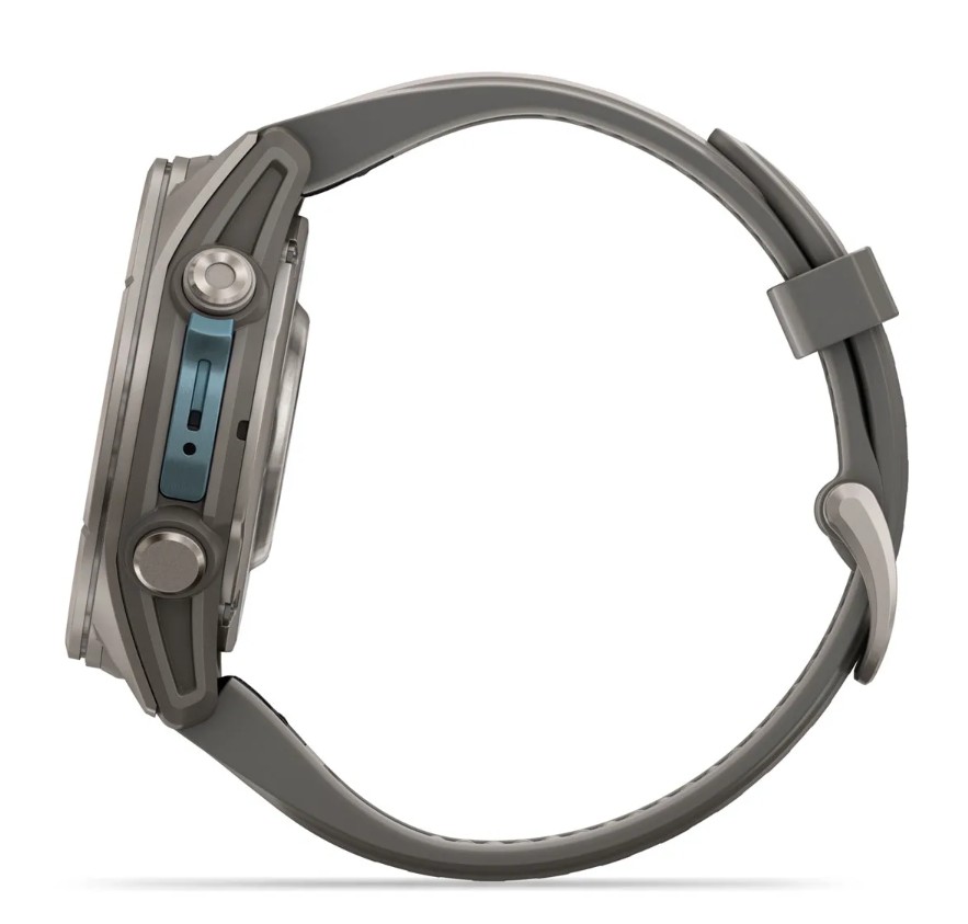 Garmin Fenix 9 43 mm AMOLED Sapphire Bare Titanium Pebble Gray [010-04761-11]