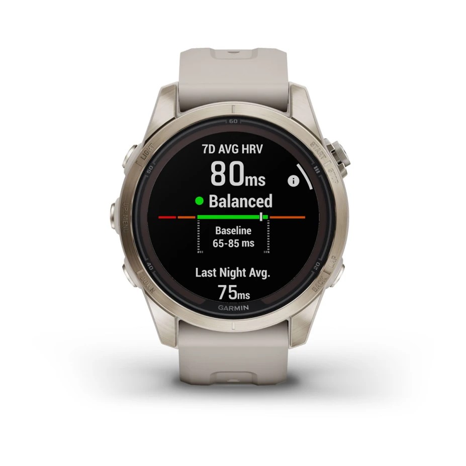 Garmin Fenix 7s Pro Sapphire Solar Jasnozłoty [010-02776-15]