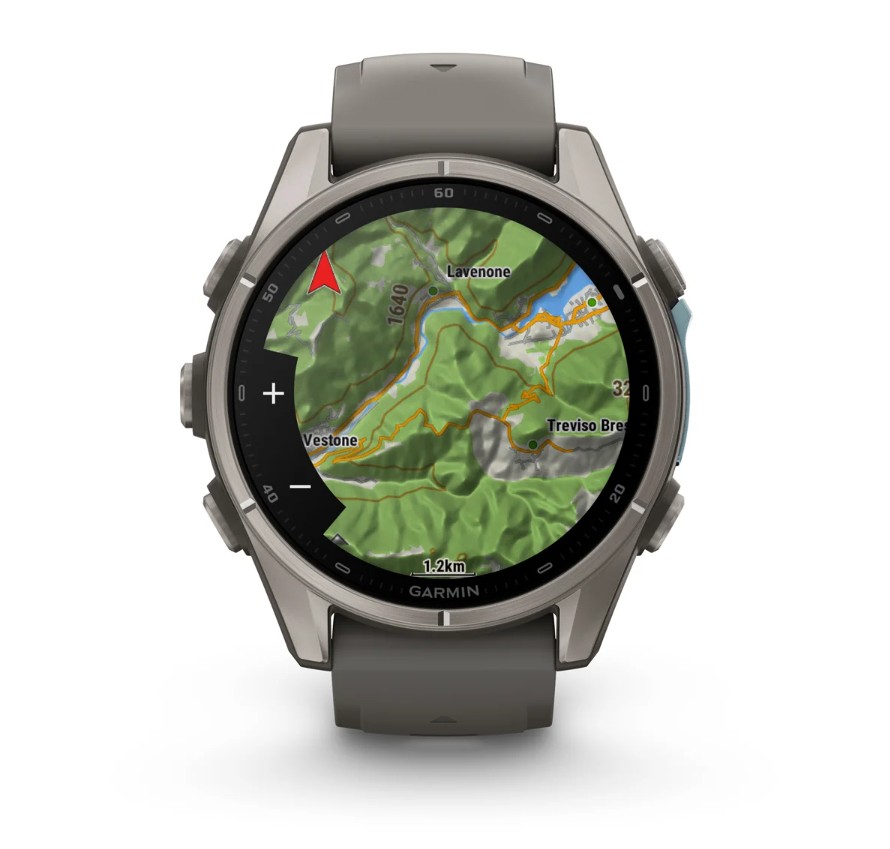 Garmin Fenix 9 43 mm AMOLED Sapphire Bare Titanium Pebble Gray [010-04761-11]