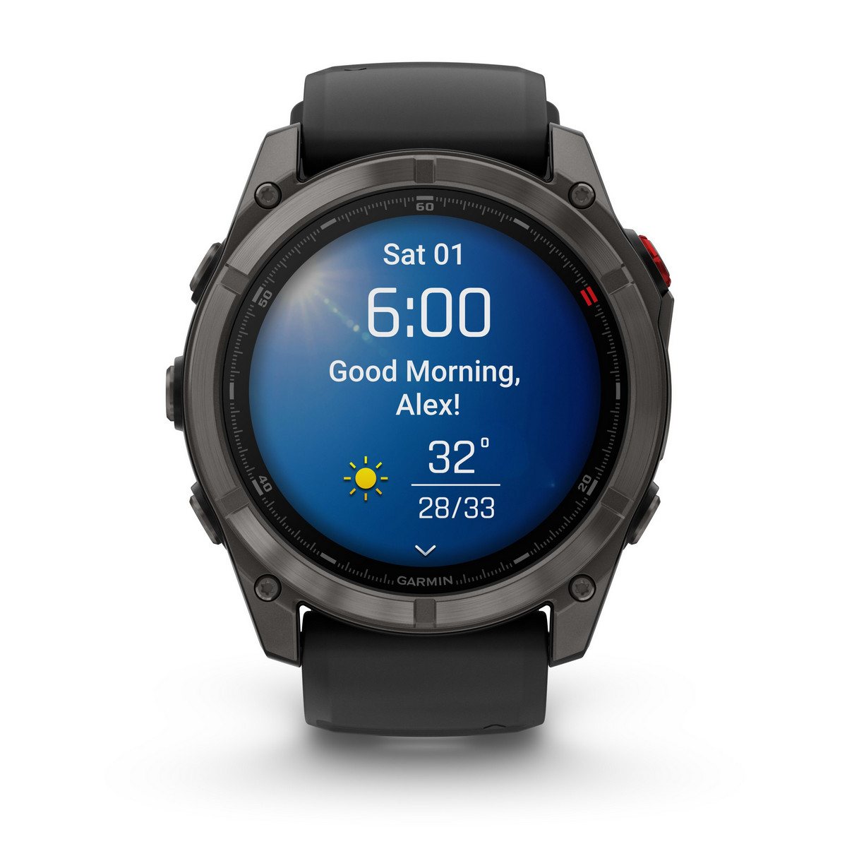 Garmin Fenix 8 Pro AMOLED 51 mm Sapphire Carbon Grey DLC Titanium Black [010-03199-01]