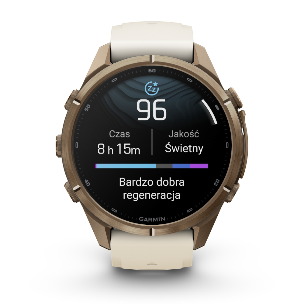 Garmin Fenix 9 Pro 43 mm AMOLED Sapphire Gold Cream French Grey [010-04335-26]