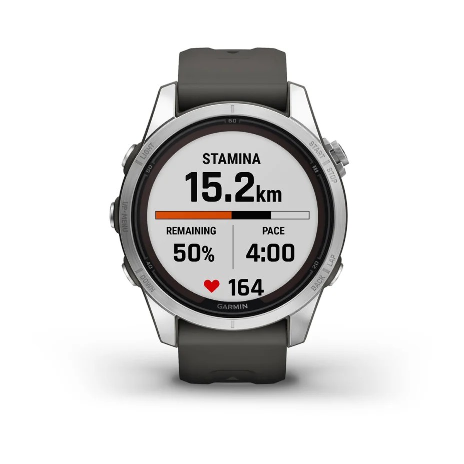 Garmin Fenix 7s Pro Solar Silver [010-02776-01]