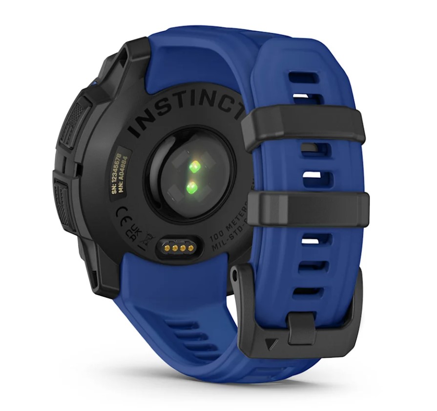Garmin Instinct 3 Amoled 45 mm Black/Bolt Blue [010-02936-03]