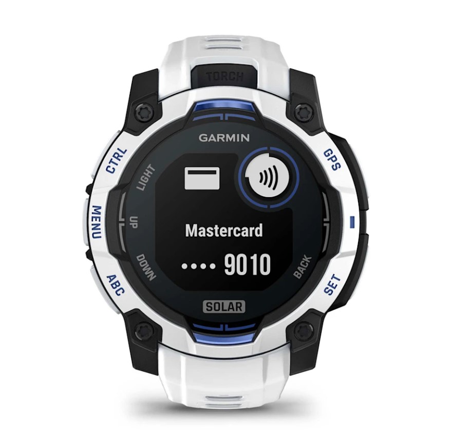 Garmin Instinct 3 Solar 45 mm Whitestone / Bolt Blue [010-02934-03]