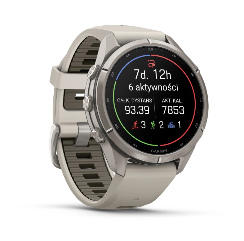 Garmin Fenix 9 Pro 43 mm AMOLED Sapphire Titanium Fog Grey [010-04335-86]