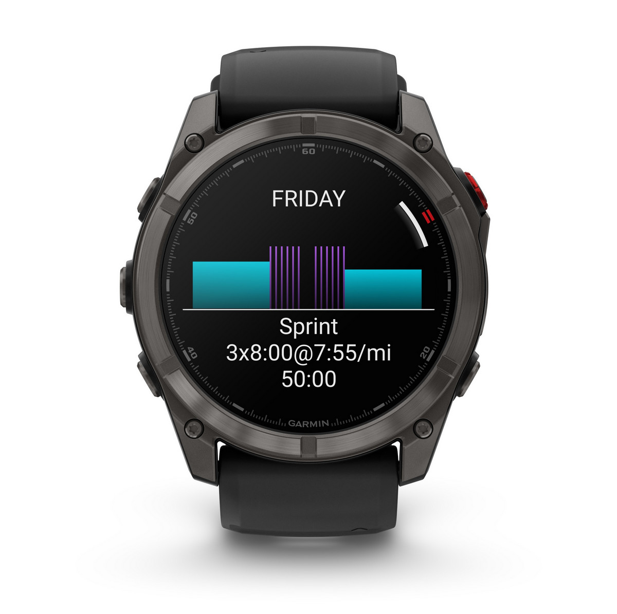 Garmin Fenix 8 Pro AMOLED 51 mm Sapphire Carbon Grey DLC Titanium Black [010-03199-01]
