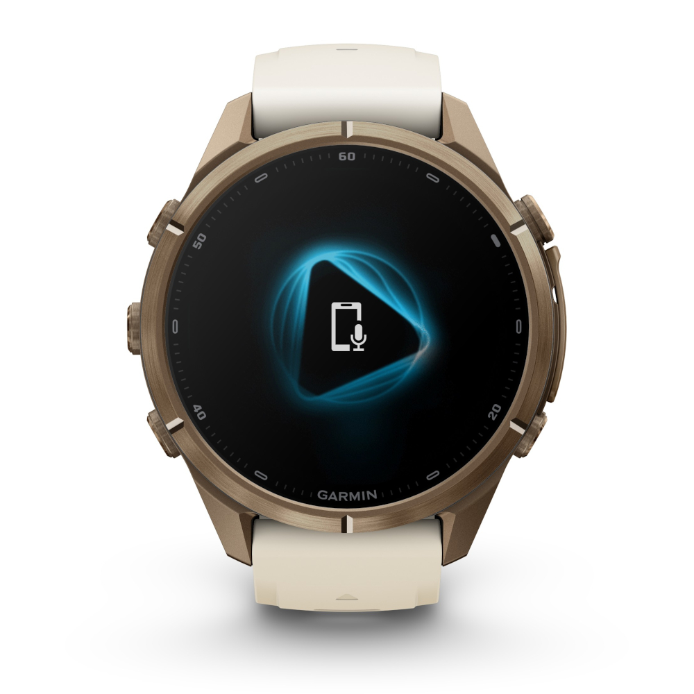 Garmin Fenix 9 Pro 43 mm AMOLED Sapphire Gold Cream French Grey [010-04335-26]