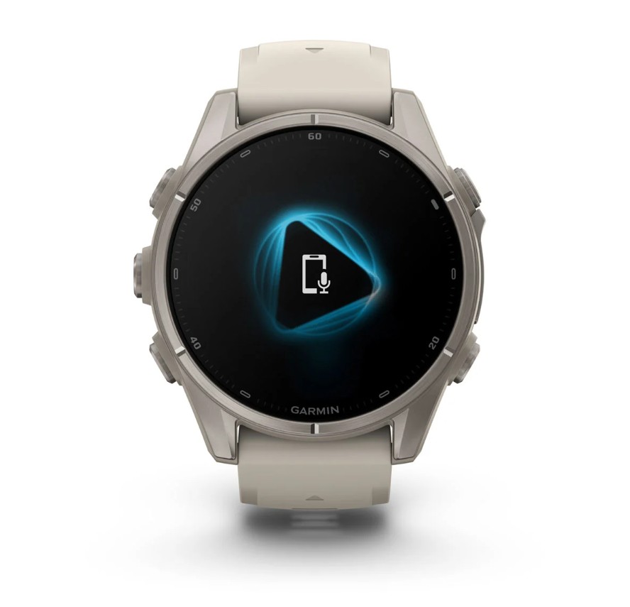 Garmin Fenix 9 43 mm AMOLED Sapphire Bare Titanium Fog Grey [010-04761-01]