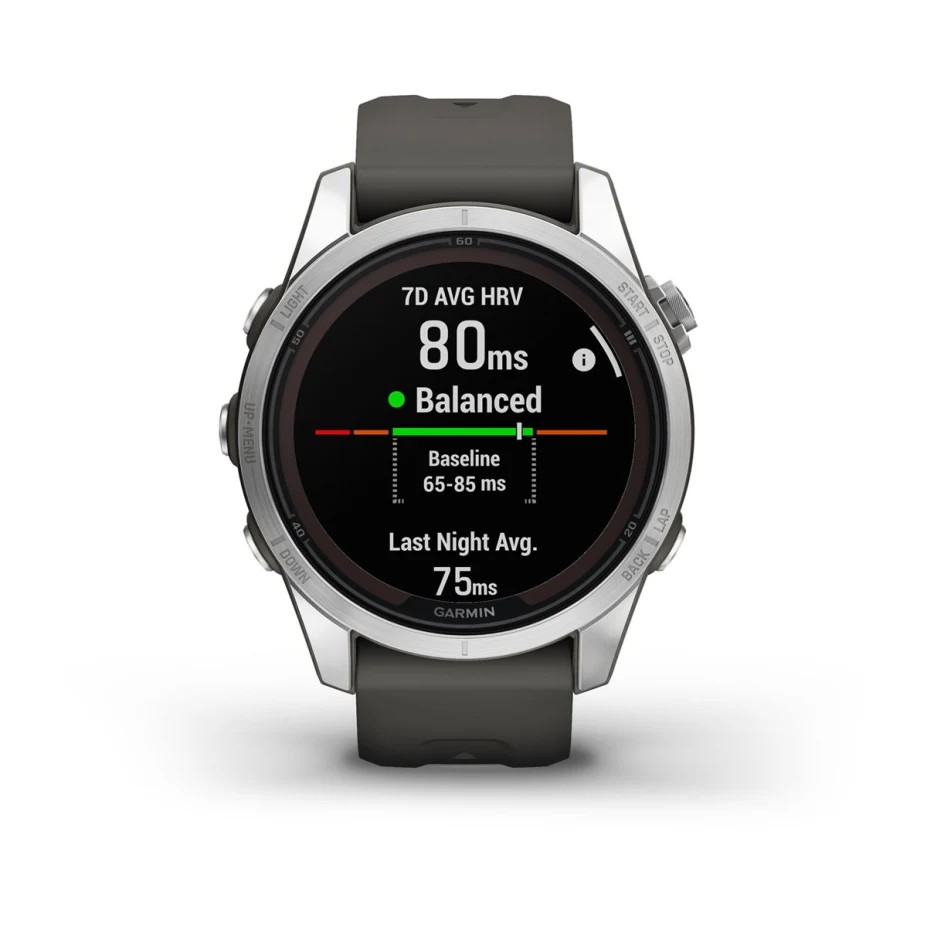 Garmin Fenix 7s Pro Solar Silver [010-02776-01]