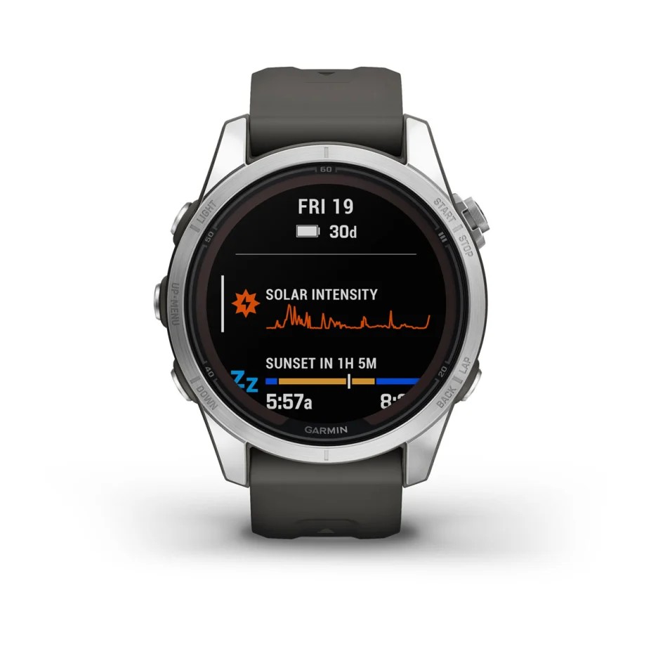 Garmin Fenix 7s Pro Solar Silver [010-02776-01]