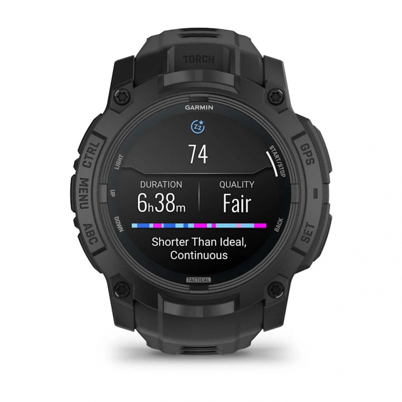 Garmin Instinct 3 Amoled Tactical Edition 50mm Czarny [010-03020-50]