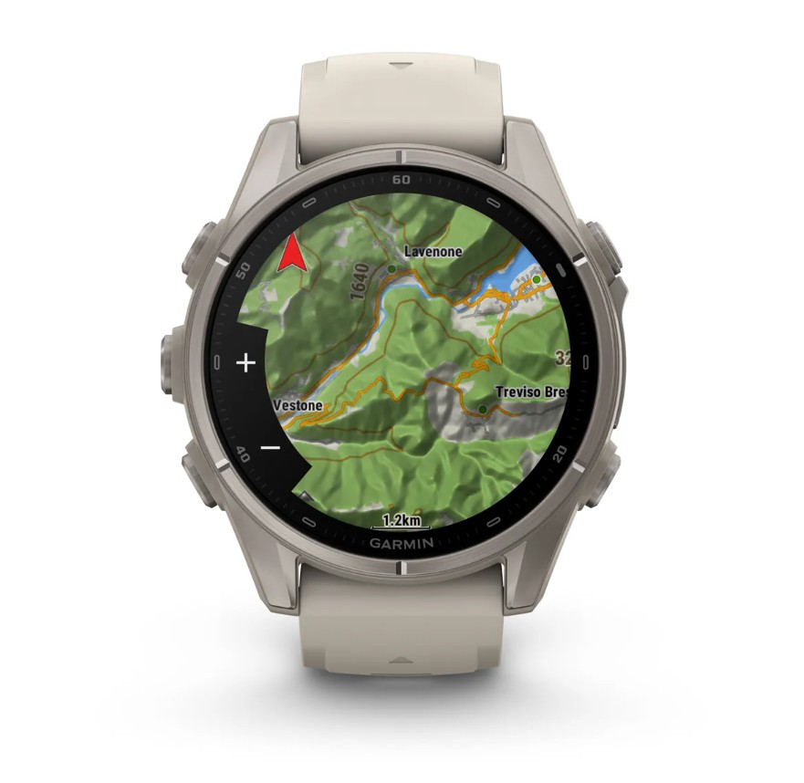 Garmin Fenix 9 43 mm AMOLED Sapphire Bare Titanium Fog Grey [010-04761-01]
