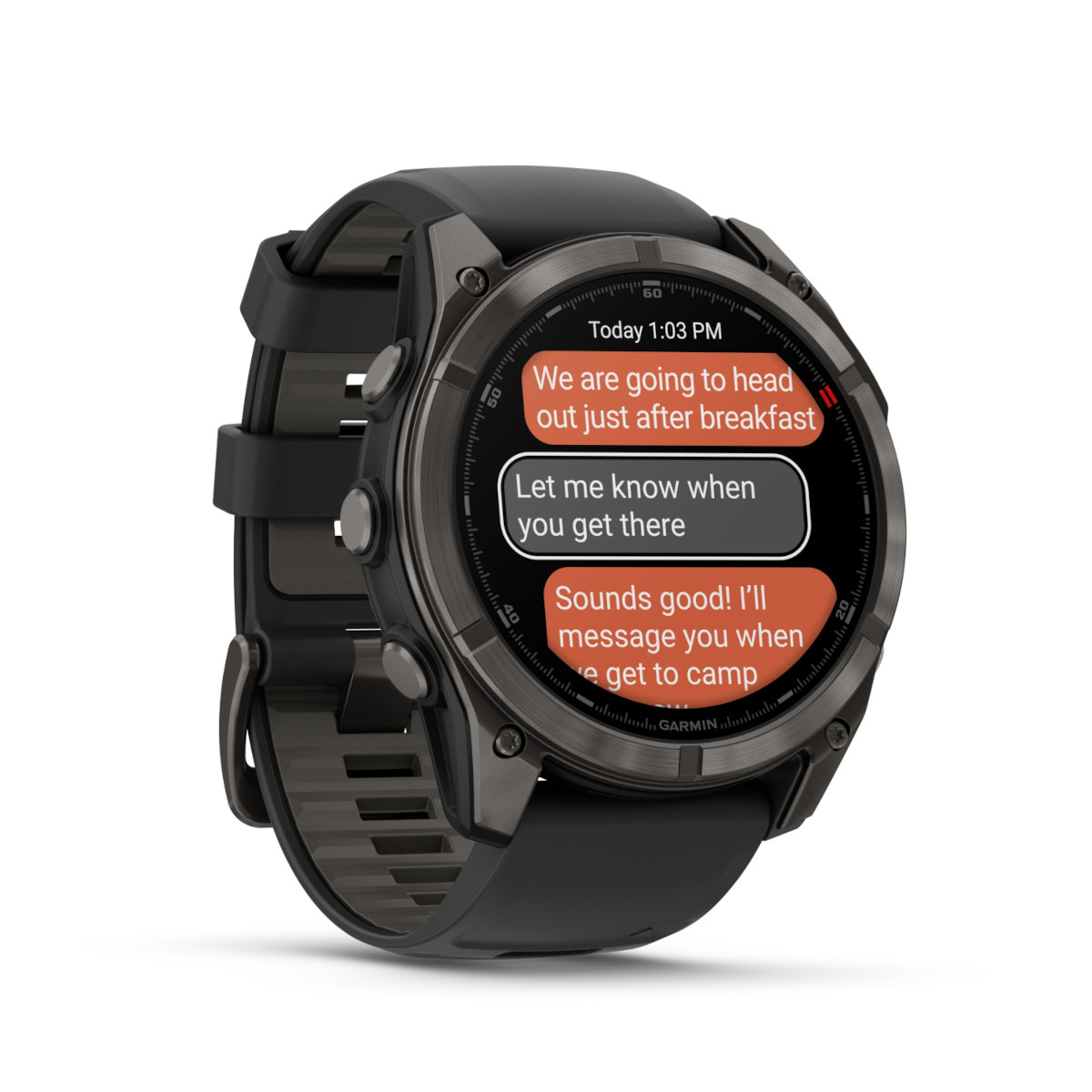 Garmin Fenix 8 Pro AMOLED 51 mm Sapphire Carbon Grey DLC Titanium Black [010-03199-01]