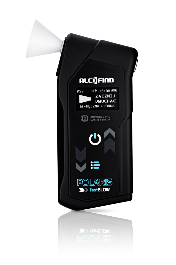 Alkomat AlcoFind Polaris FastBlow + przesiewowy