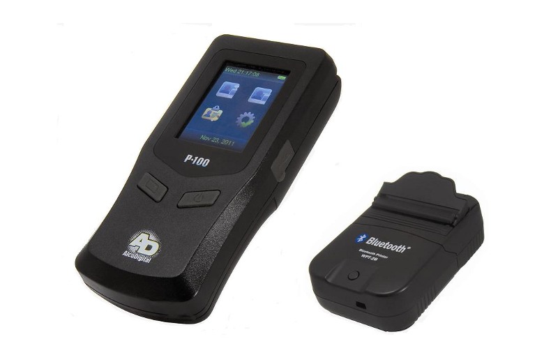 Alkomat AlcoDigital P100 z drukarką